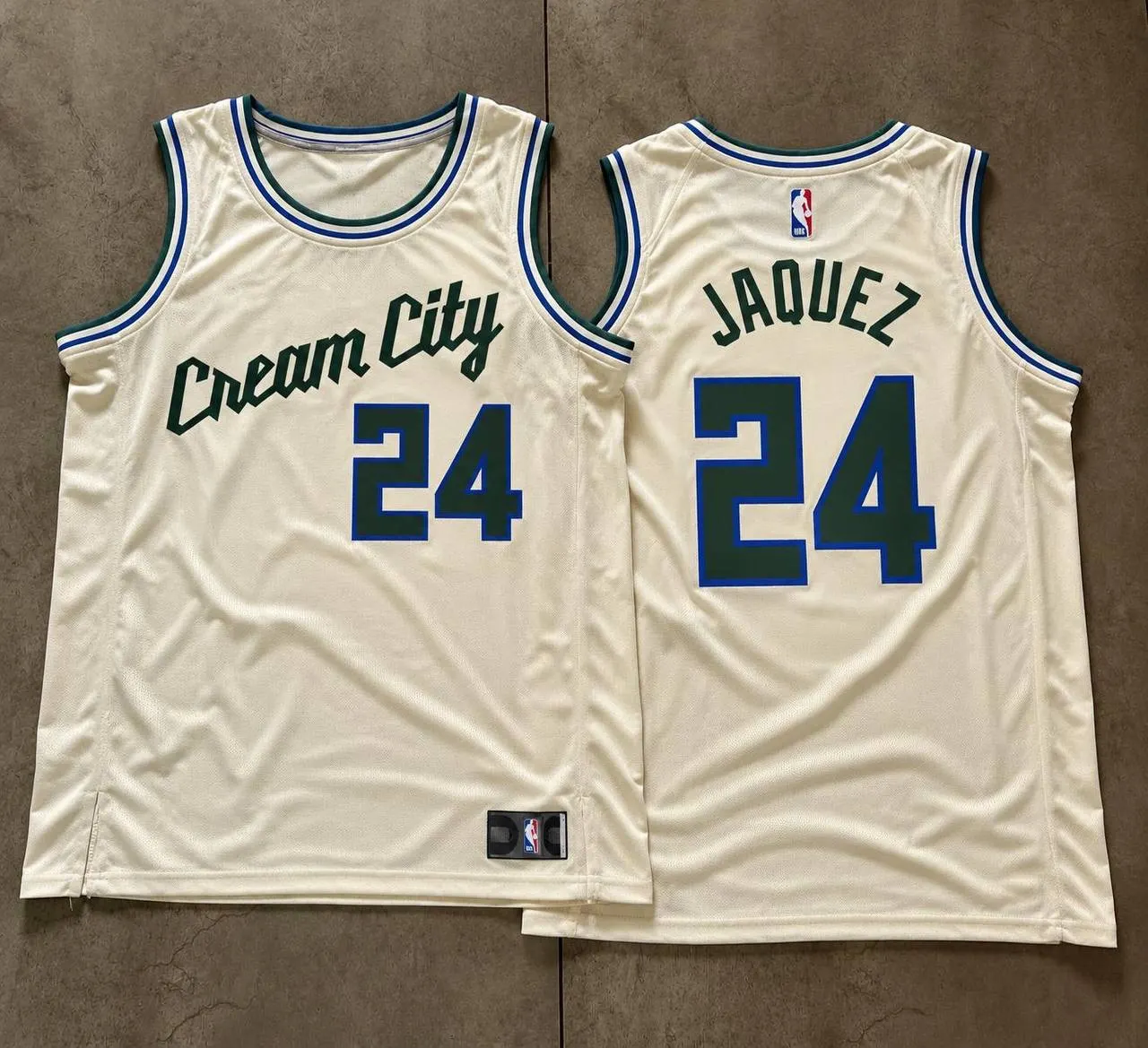 Cream and Green