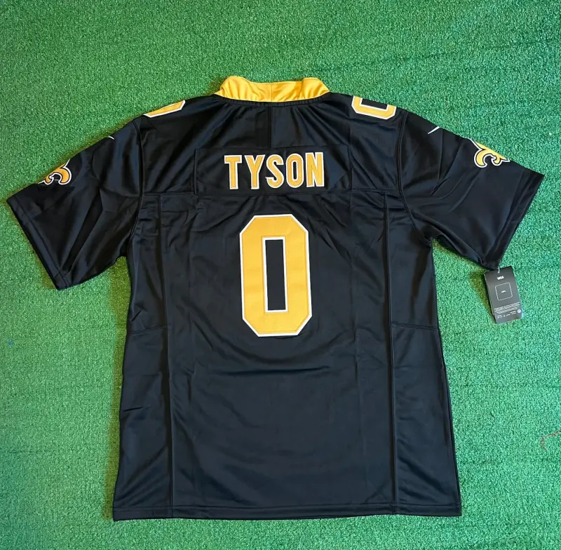 New Orleans Saints Jordyn Tyson Black Jersey