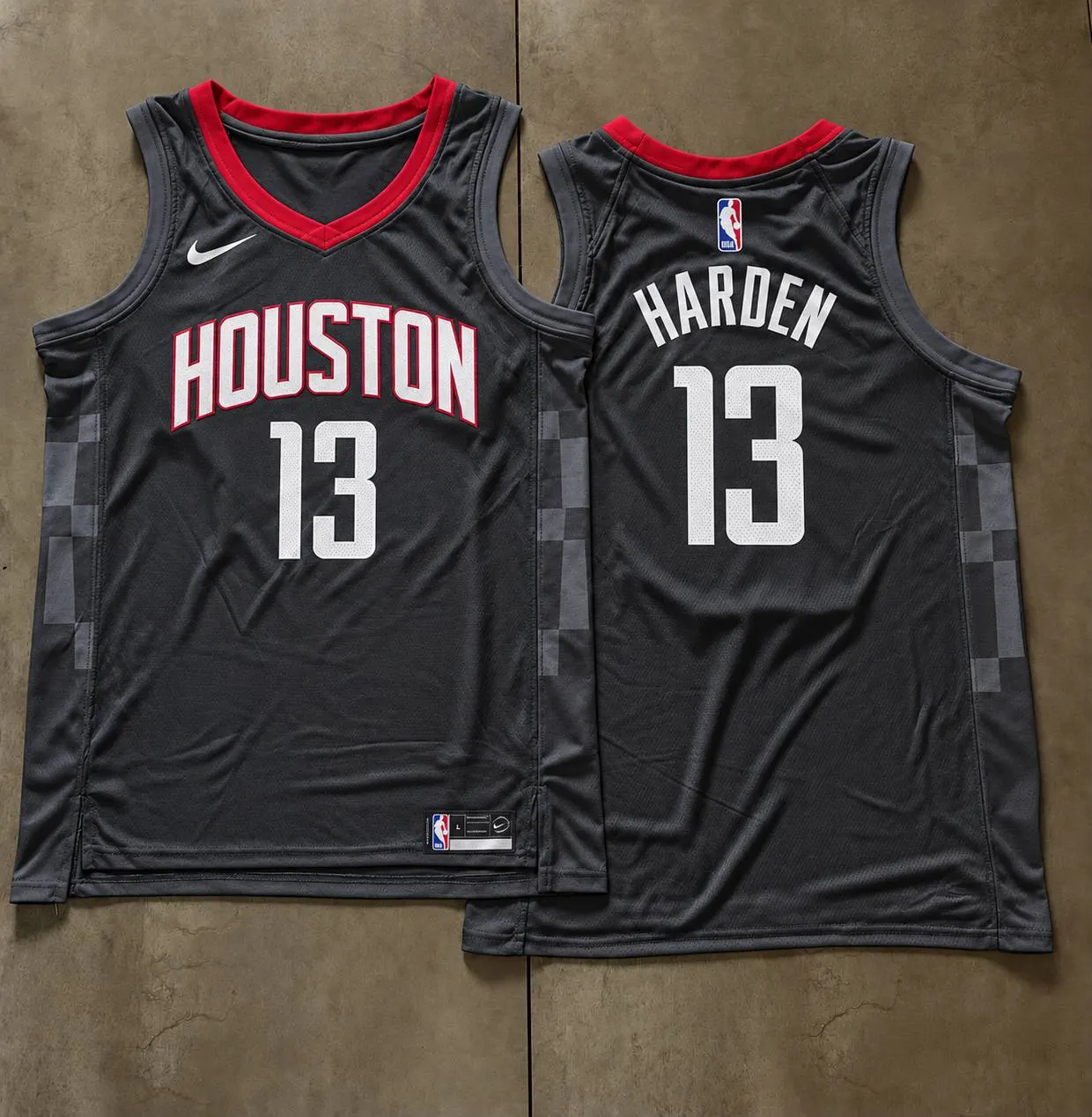 Houston Rockets James Harden Black Jersey