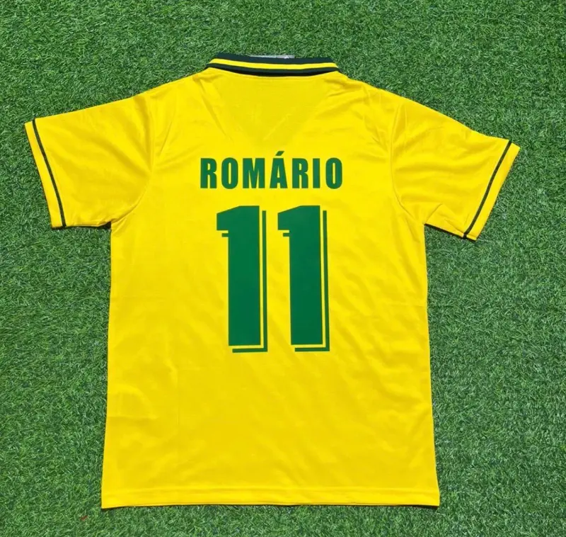 1994 WORLD CUP ROMÁRIO TEAM BRAZIL YELLOW JERSEY