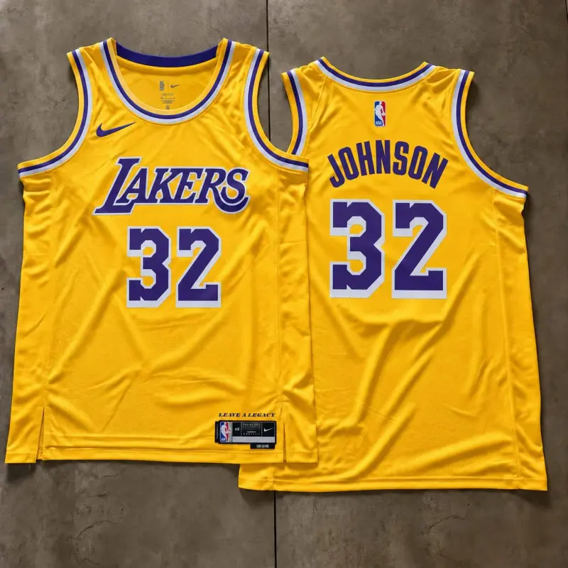Los Angeles Lakers Magic Johnson Gold Jersey