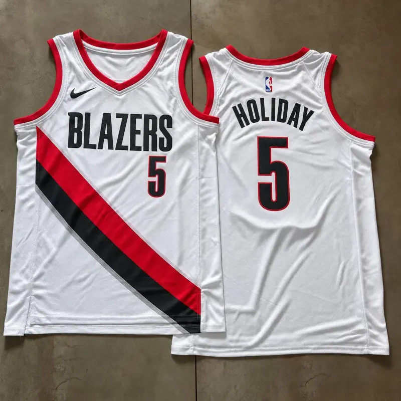 Portland Trail Blazers Jrue Holiday White Jersey