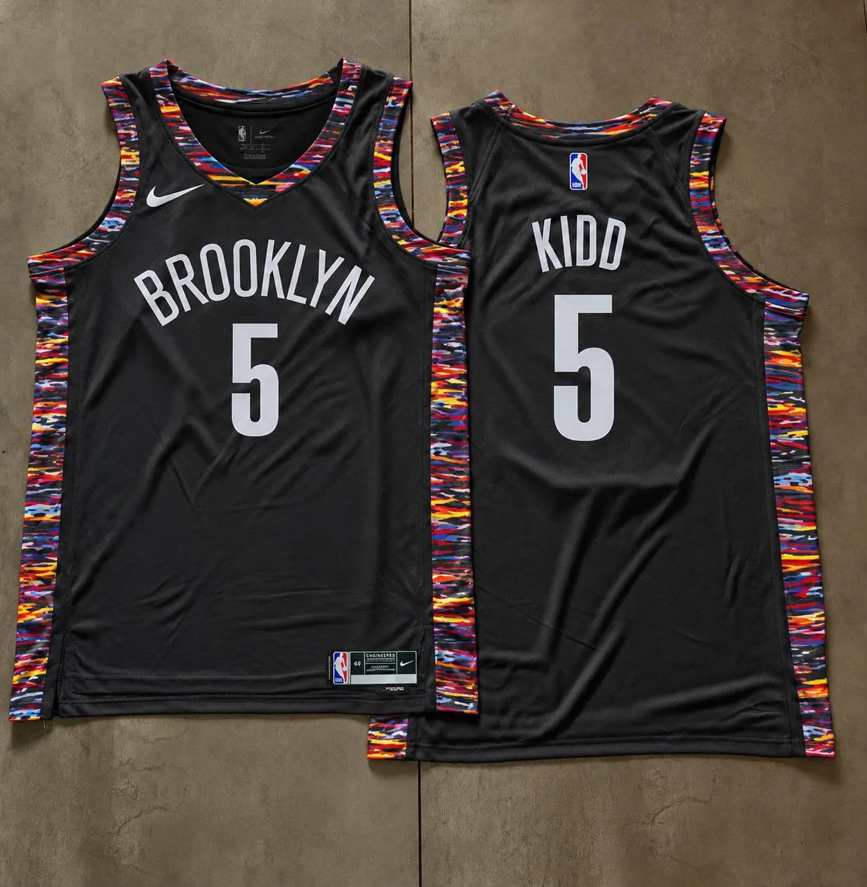 Black and Multicolor