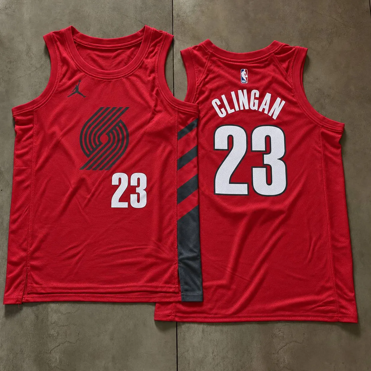 Portland Trail Blazers Donovan Clingan Red Jersey