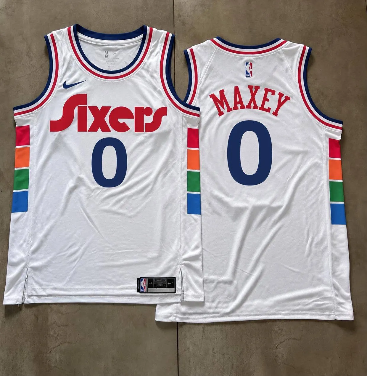 White and Multicolor