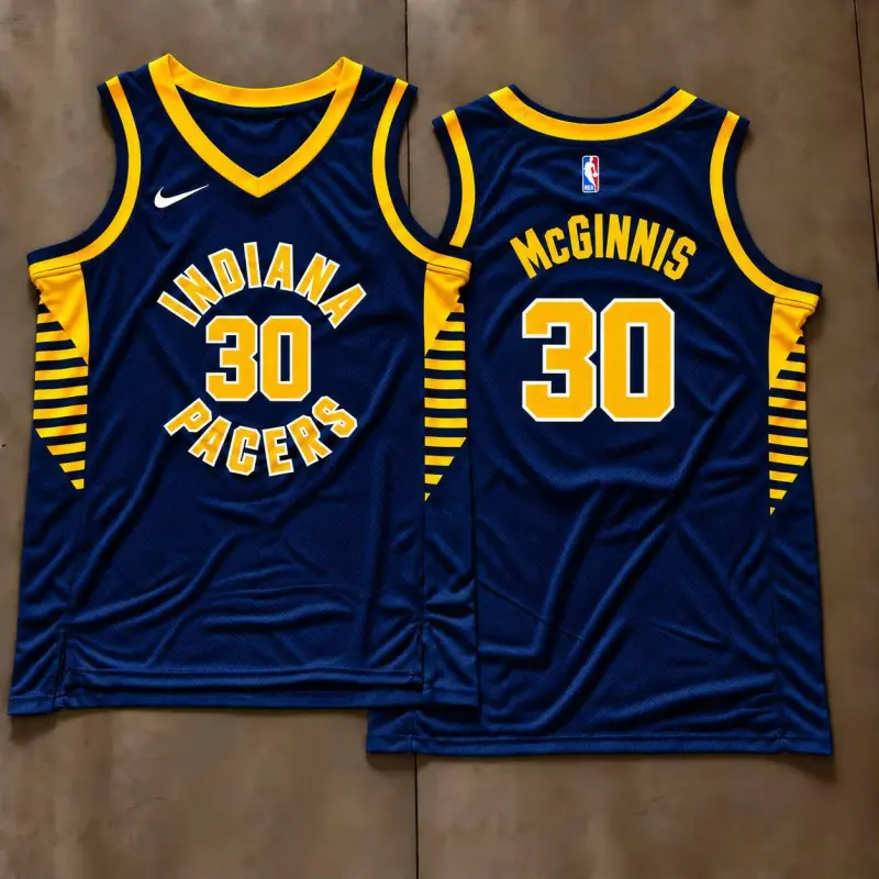 Indiana Pacers George McGinnis Navy Jersey
