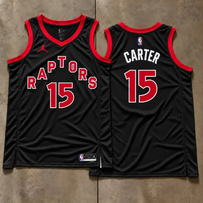 Toronto Raptors Vince Carter Black Jersey