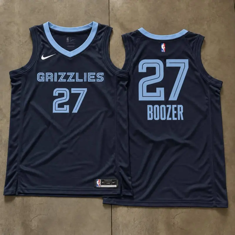 Memphis Grizzlies Cameron Boozer Navy Jersey