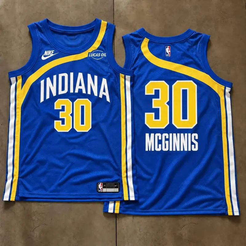 Indiana Pacers George McGinnis Royal Blue Jersey