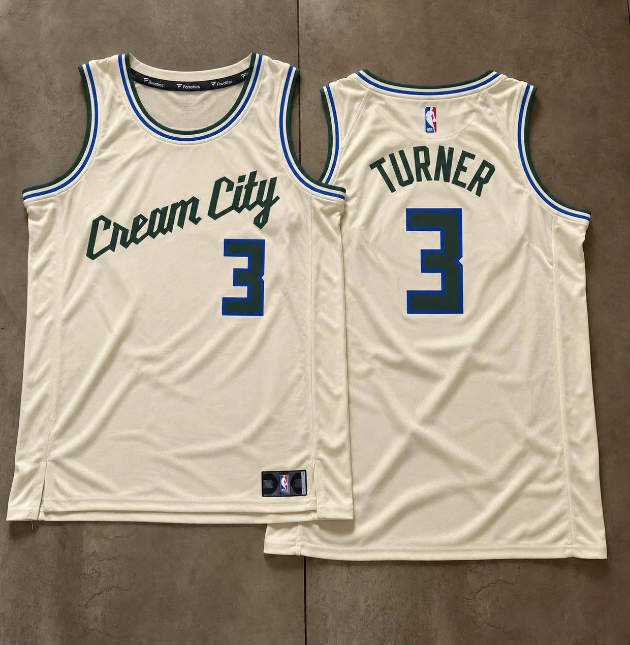 Cream and Green