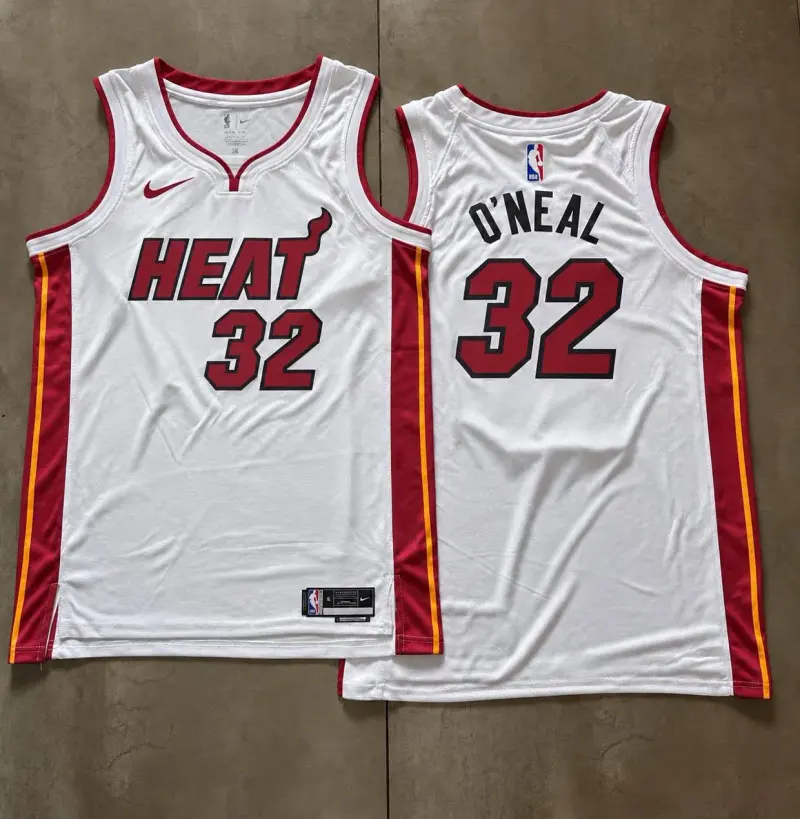 Miami Heat Shaquille O'Neal White Jersey