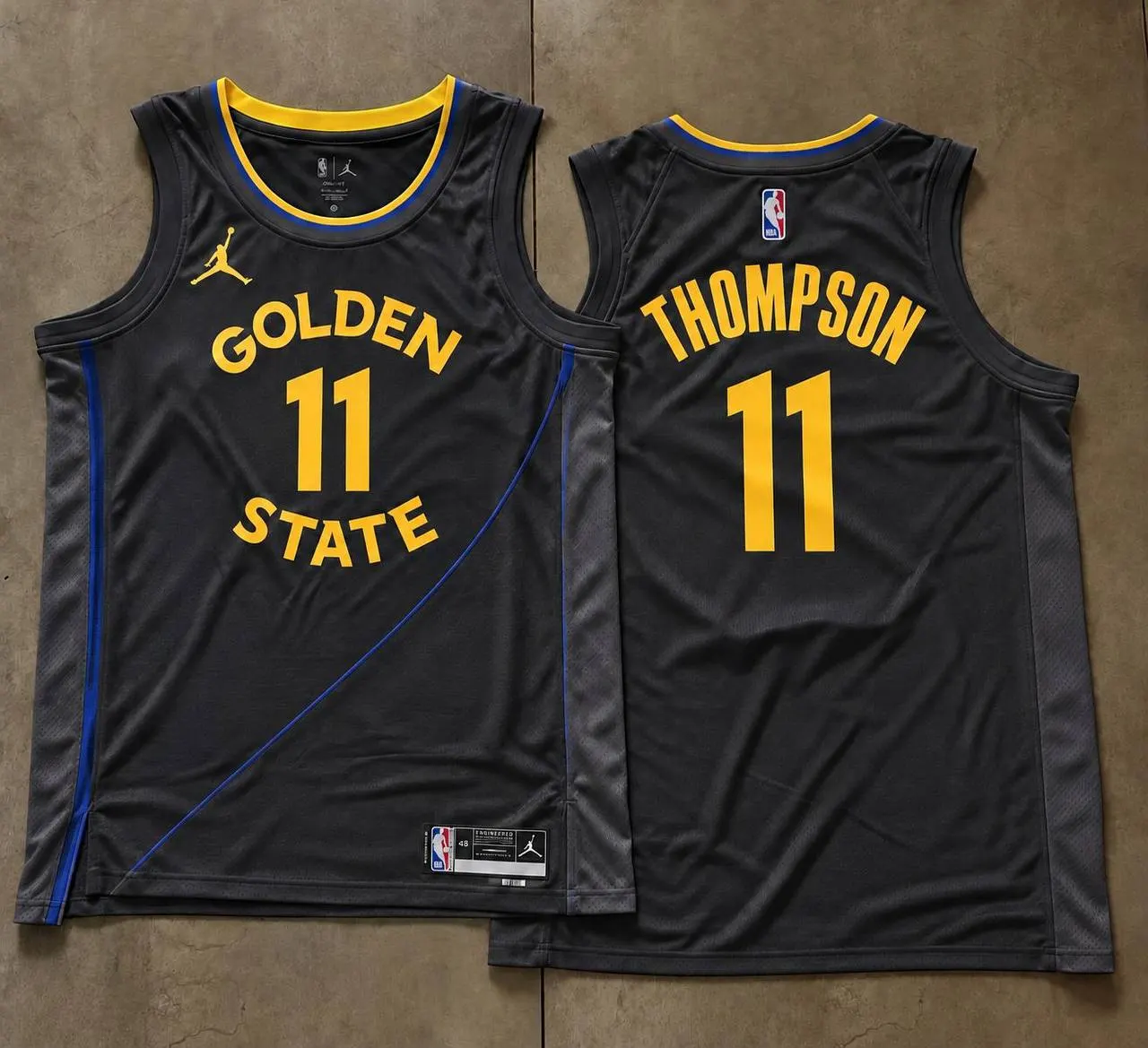 Golden State Warriors Klay Thompson Black Jersey