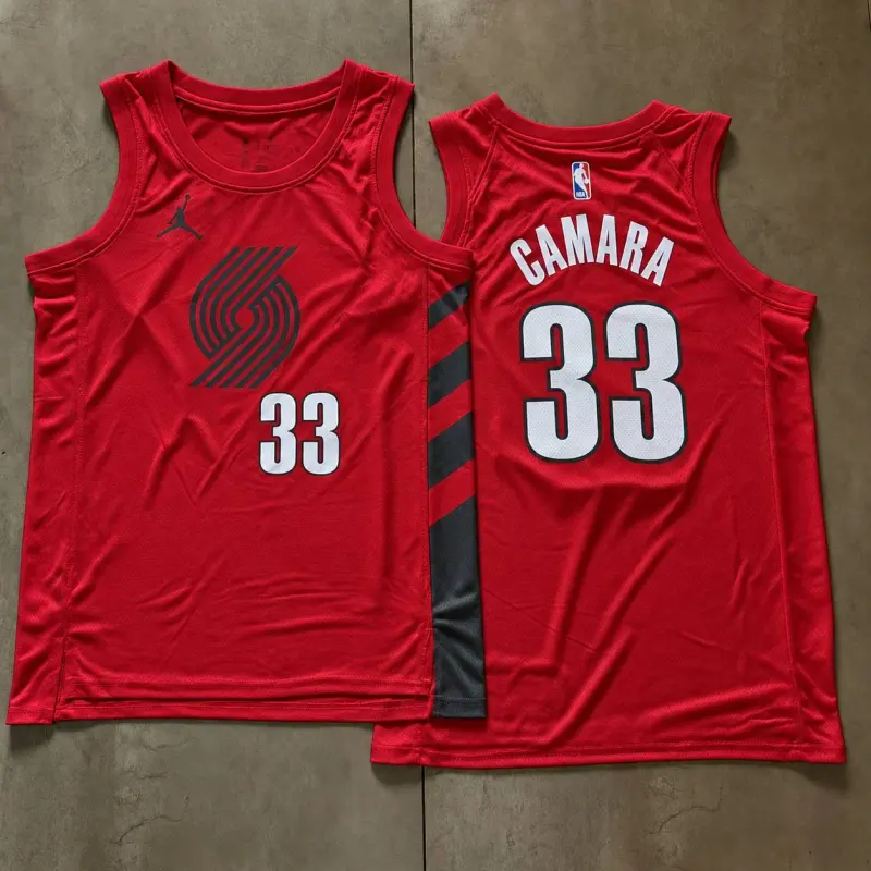 Portland Trail Blazers Toumani Camara Red Jersey