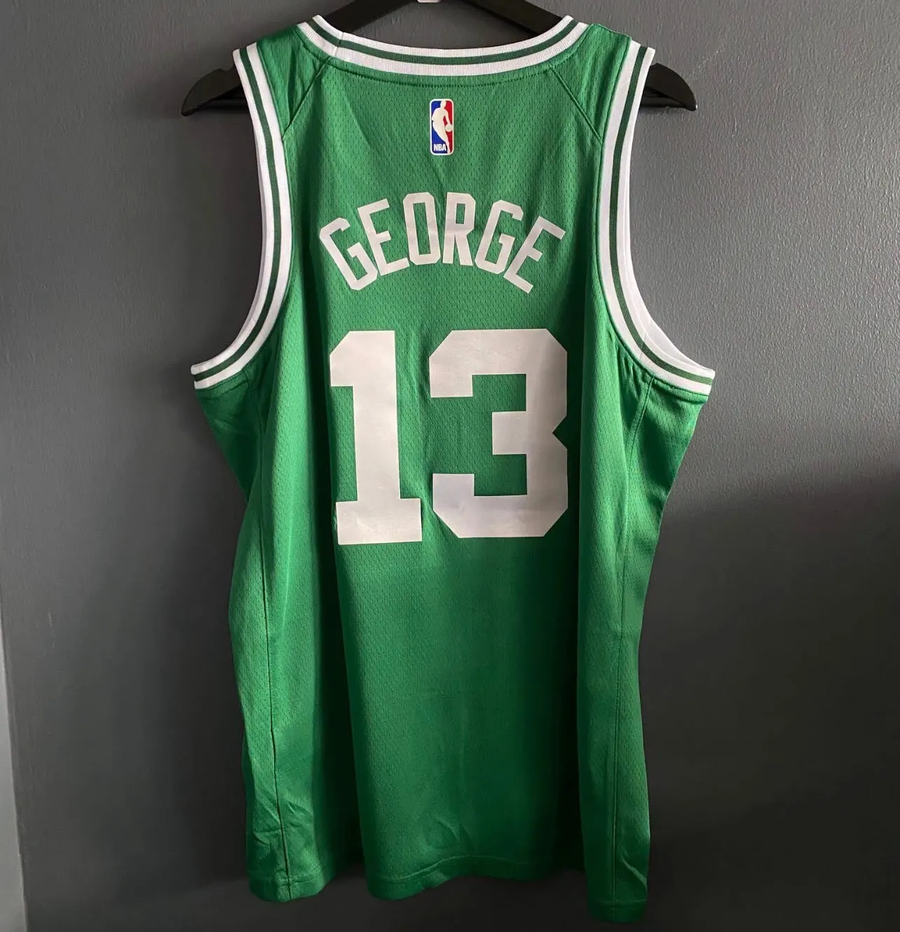 BOSTON CELTICS PAUL GEORGE GREEN JERSEY