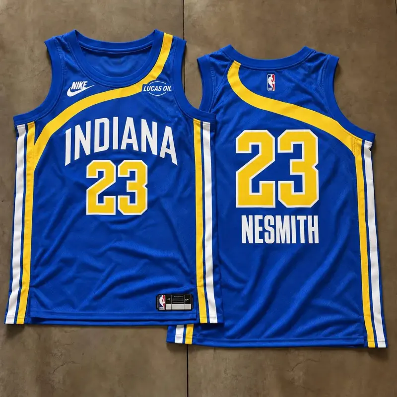 Indiana Pacers Aaron Nesmith Royal Blue Jersey