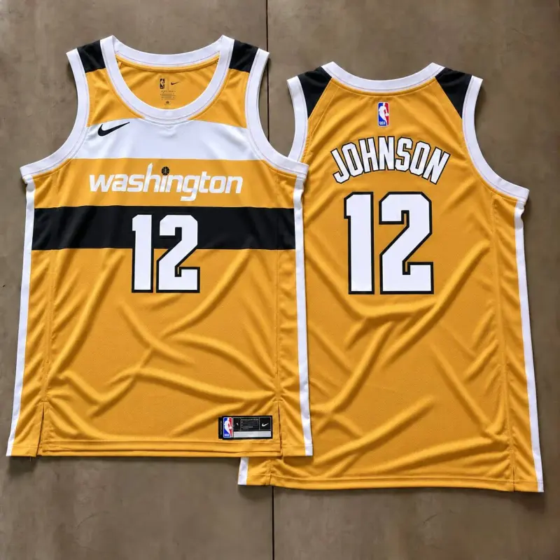 Washington Wizards Tre Johnson Gold Jersey