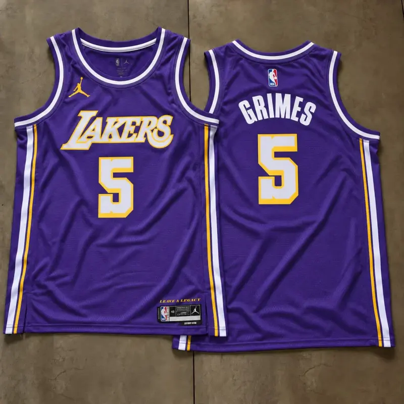 Los Angeles Lakers Quentin Grimes Purple Jersey