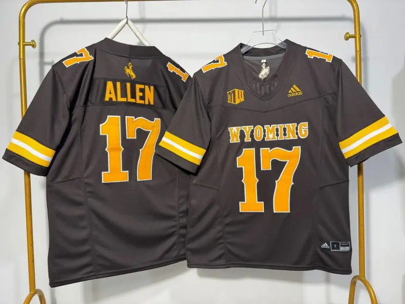 WYOMING COWBOYS JOSH ALLEN BROWN JERSEY