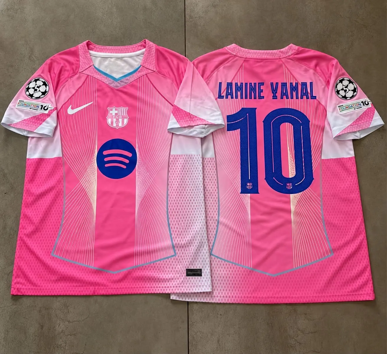 Lamine Yamal Pink Jersey