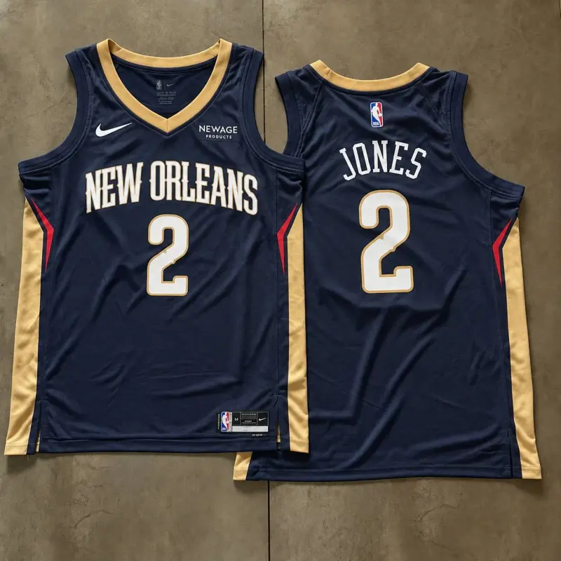 New Orleans Pelicans Herbert Jones Navy Jersey