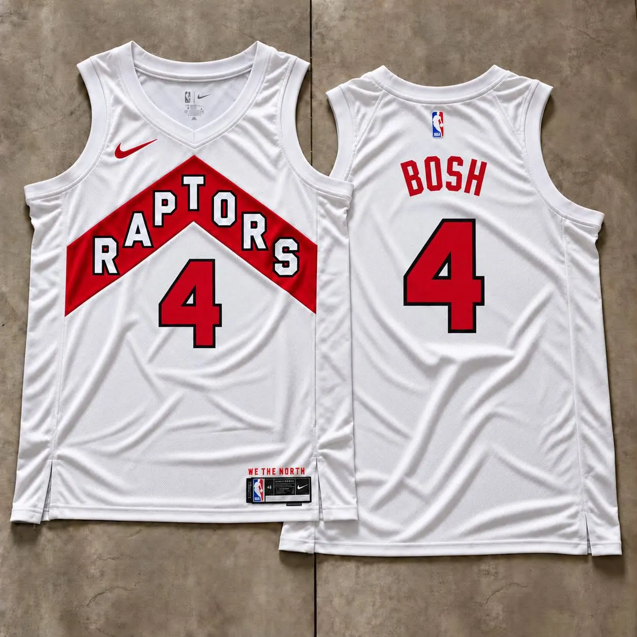 Toronto Raptors Chris Bosh White Jersey
