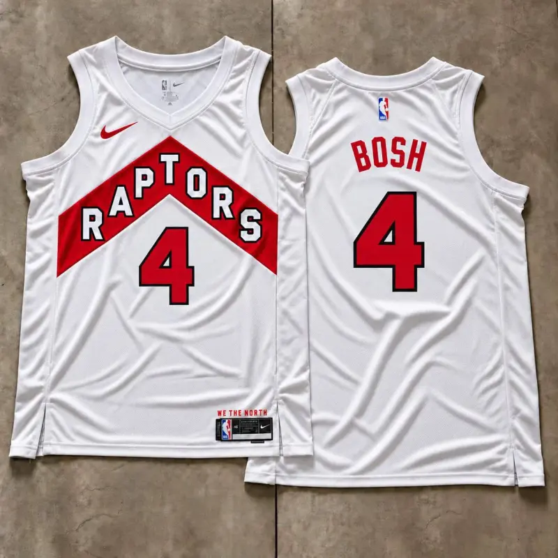 Toronto Raptors Chris Bosh White Jersey