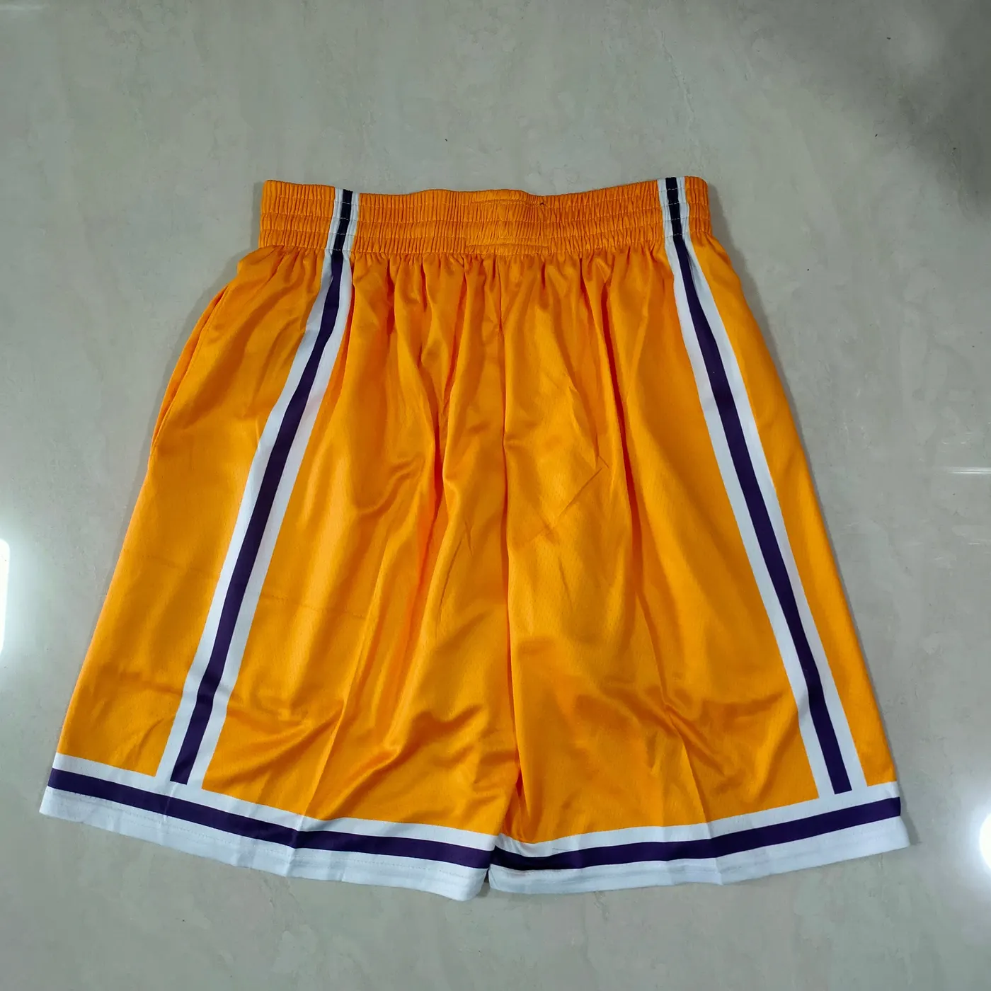 LOS ANGELES LAKERS YELLOW SHORTS
