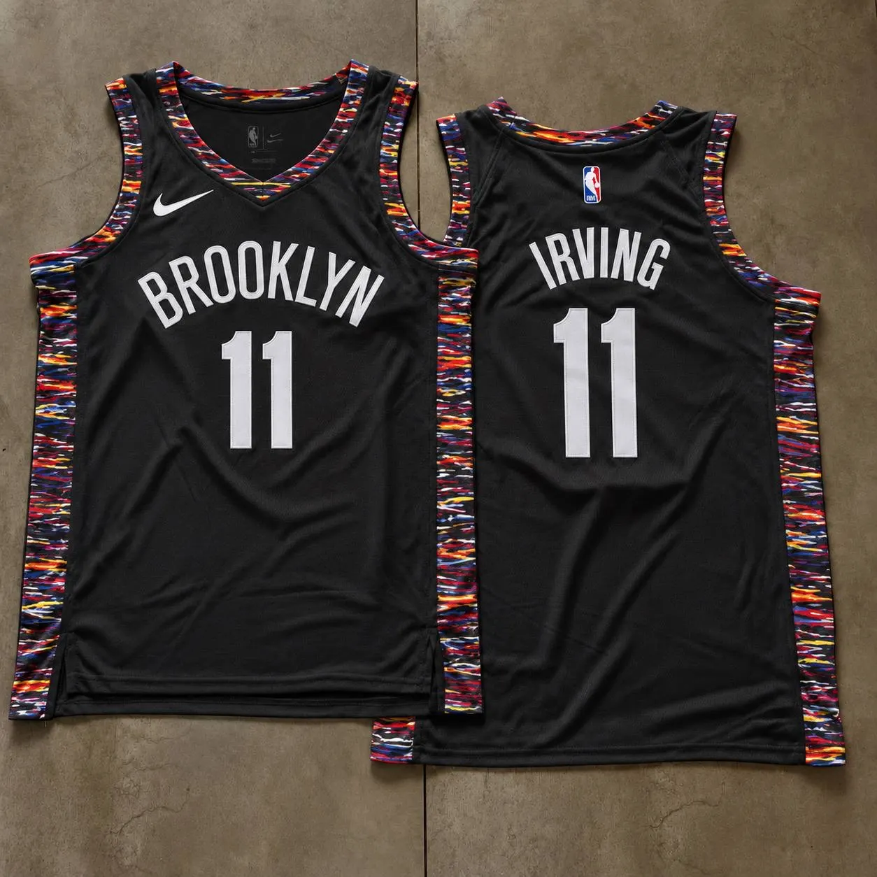 Black and Multicolor