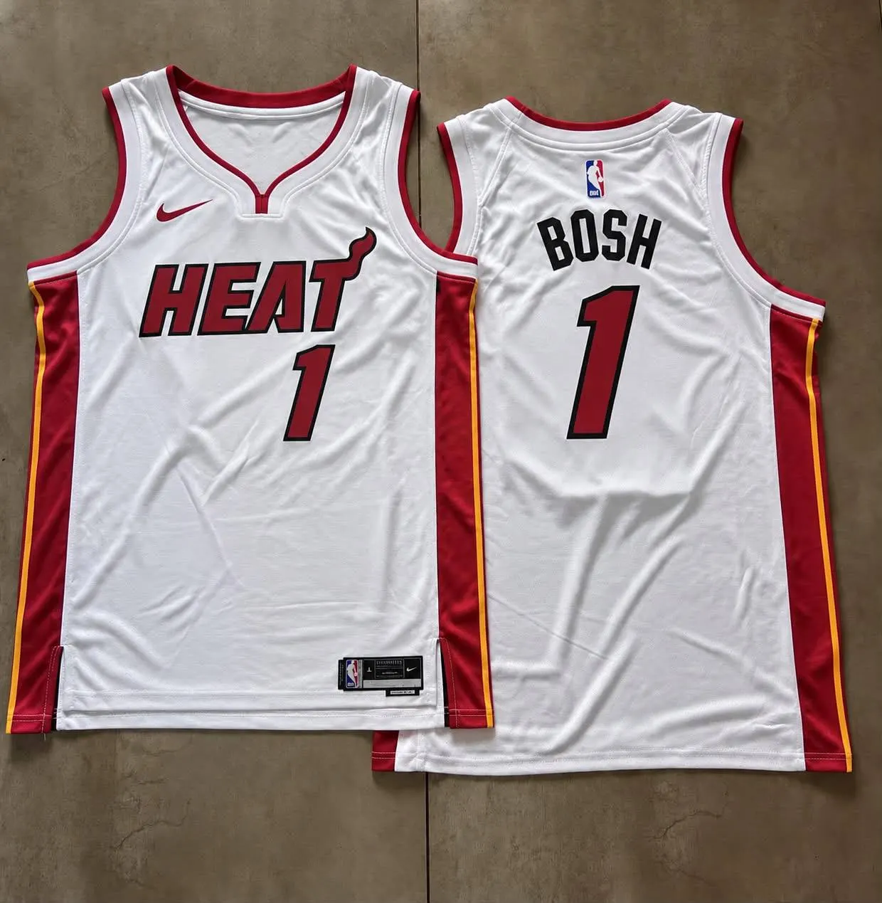 Miami Heat Chris Bosh White Jersey