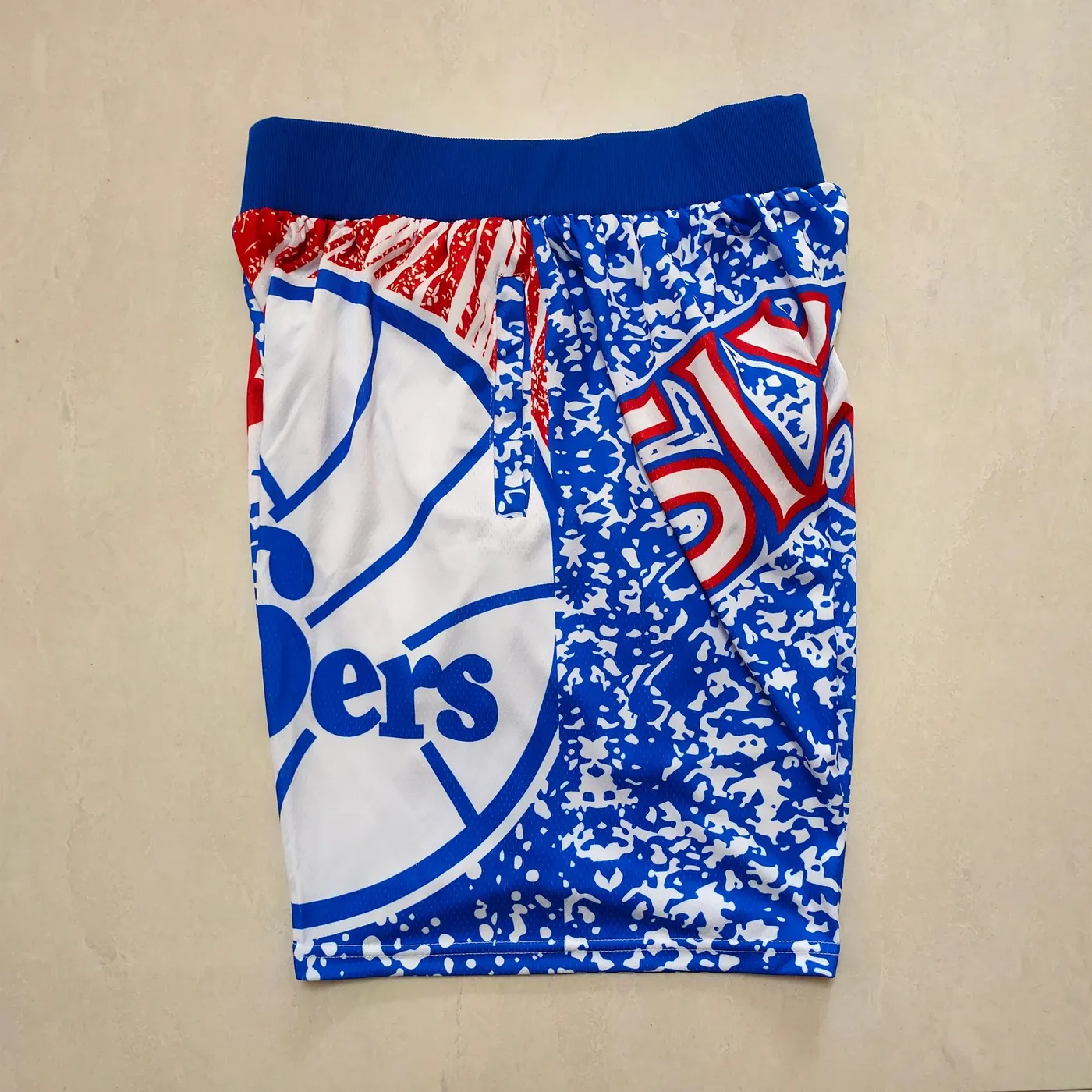 PHILADELPHIA 76ERS BLUE SHORTS