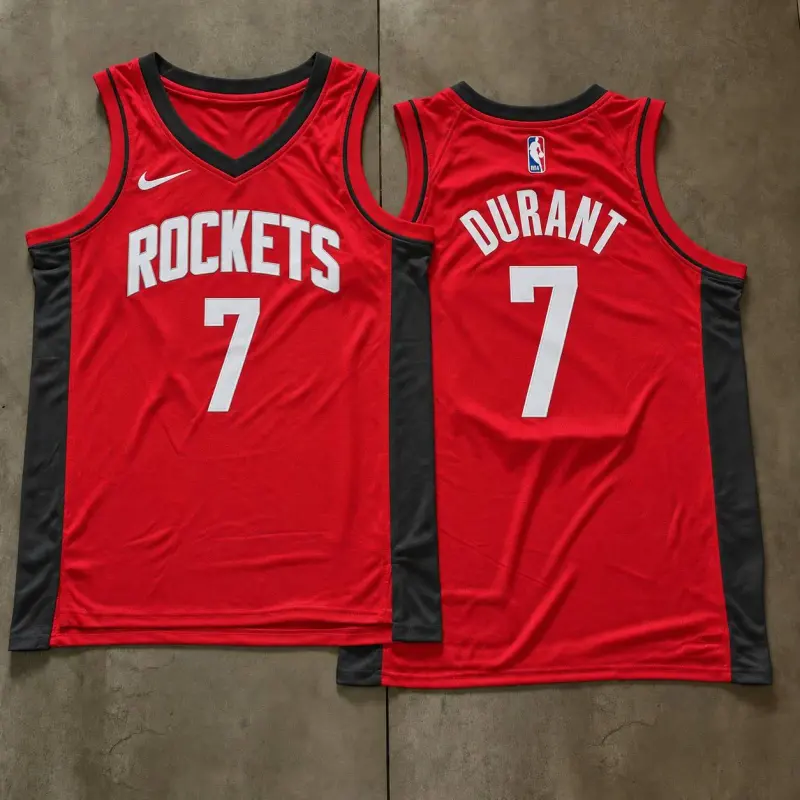 Houston Rockets Kevin Durant Red Jersey