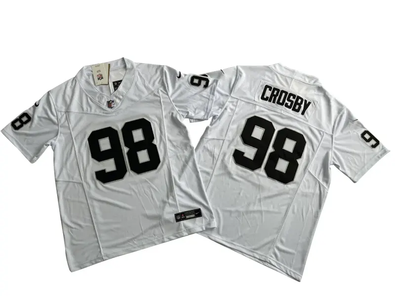 Las Vegas Raiders Maxx Crosby White Jersey
