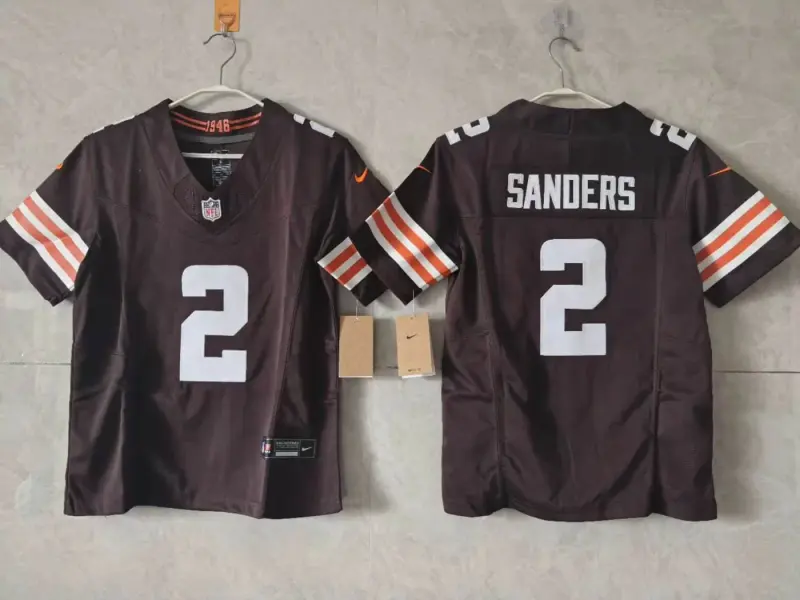 CLEVELAND BROWNS SHEDEUR SANDERS BROWN JERSEY