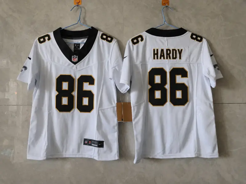NEW ORLEANS SAINTS CODY HARDY WHITE JERSEY
