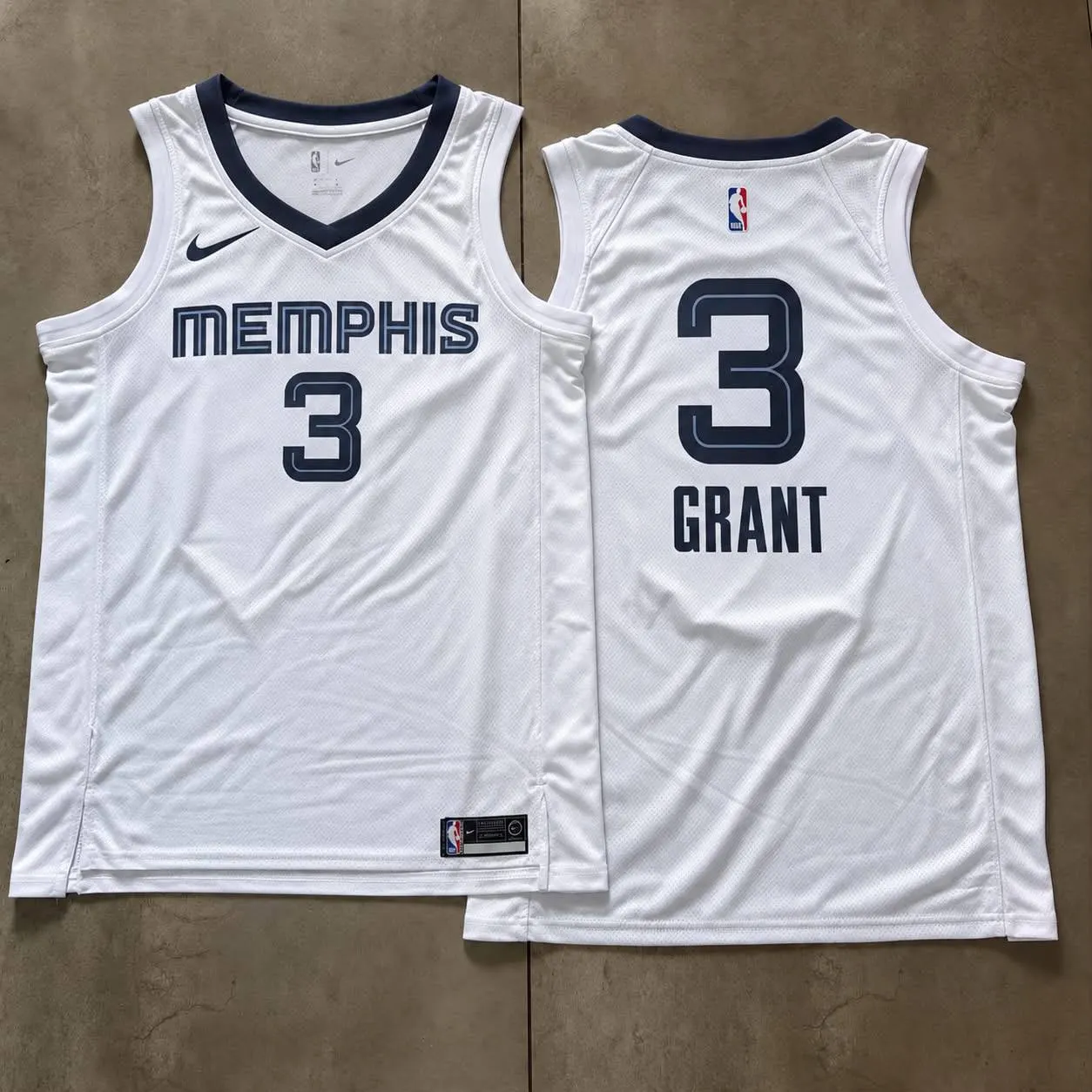 Memphis Grizzlies Jerami Grant White Jersey