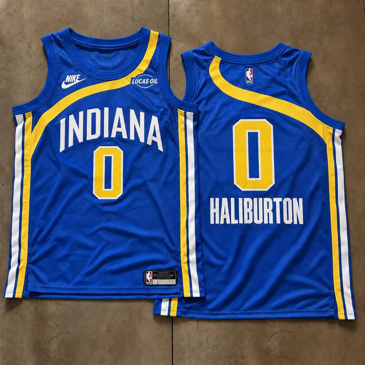 Indiana Pacers Tyrese Haliburton Royal Blue Jersey