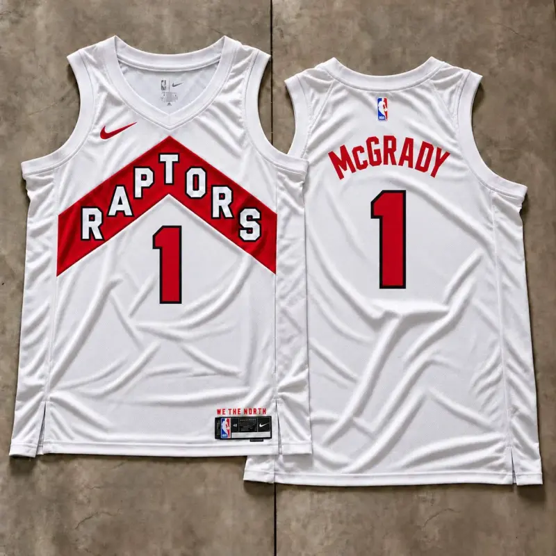 Toronto Raptors Tracy McGrady White Jersey
