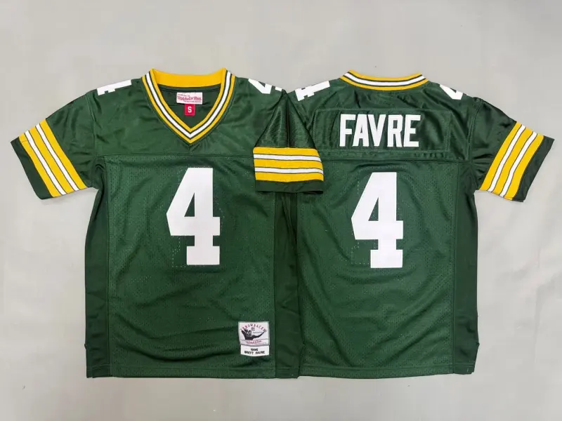 GREEN BAY PACKERS BRETT FAVRE GREEN VINTAGE JERSEY