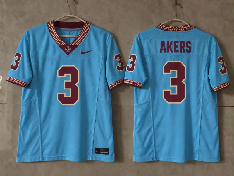 FSU SEMINOLES CAM AKERS BLUE JERSEY