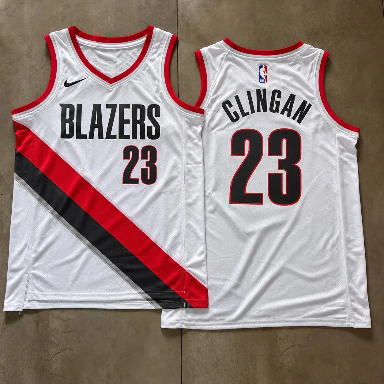 Portland Trail Blazers Donovan Clingan White Jersey