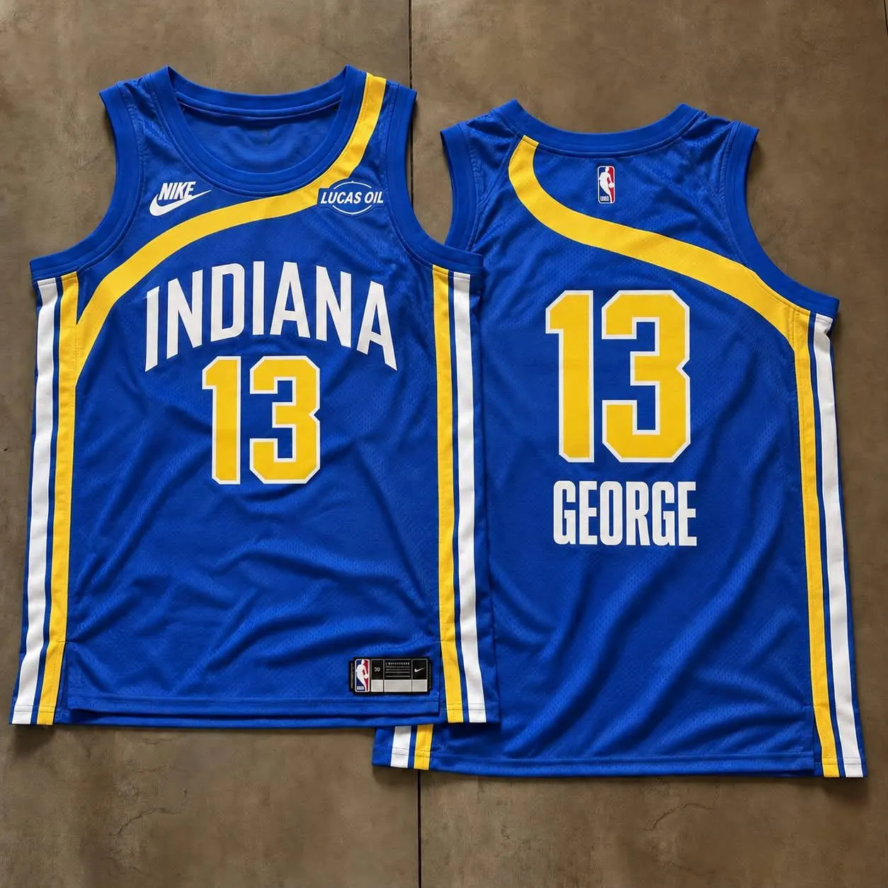 Indiana Pacers Paul George Royal Blue Jersey