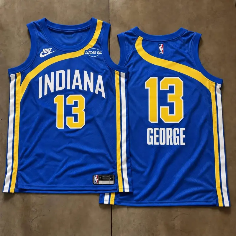 Indiana Pacers Paul George Royal Blue Jersey