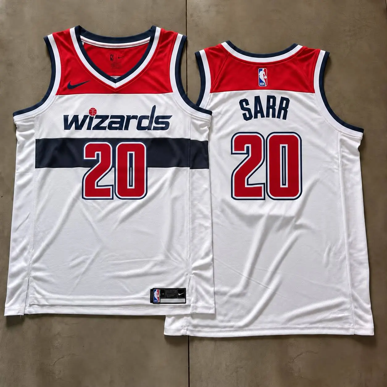 Washington Wizards Alex Sarr White Jersey