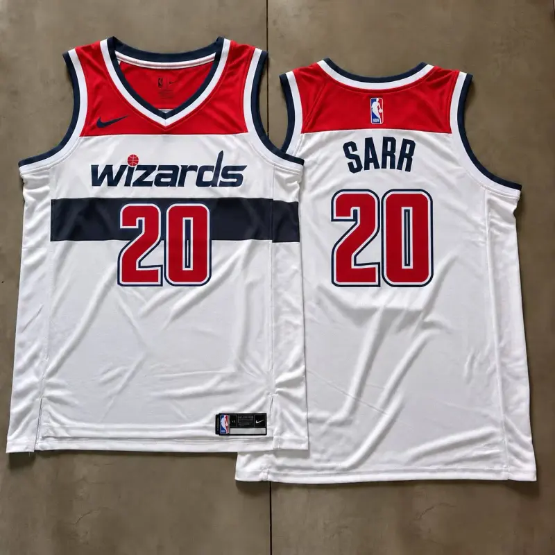 Washington Wizards Alex Sarr White Jersey
