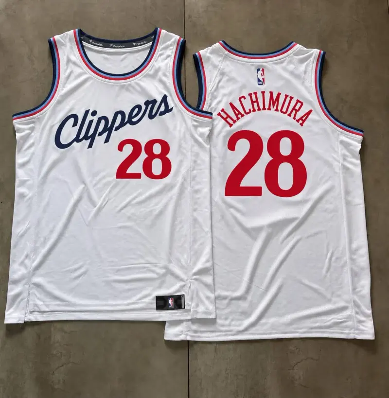 Los Angeles Clippers Rui Hachimura White Jersey