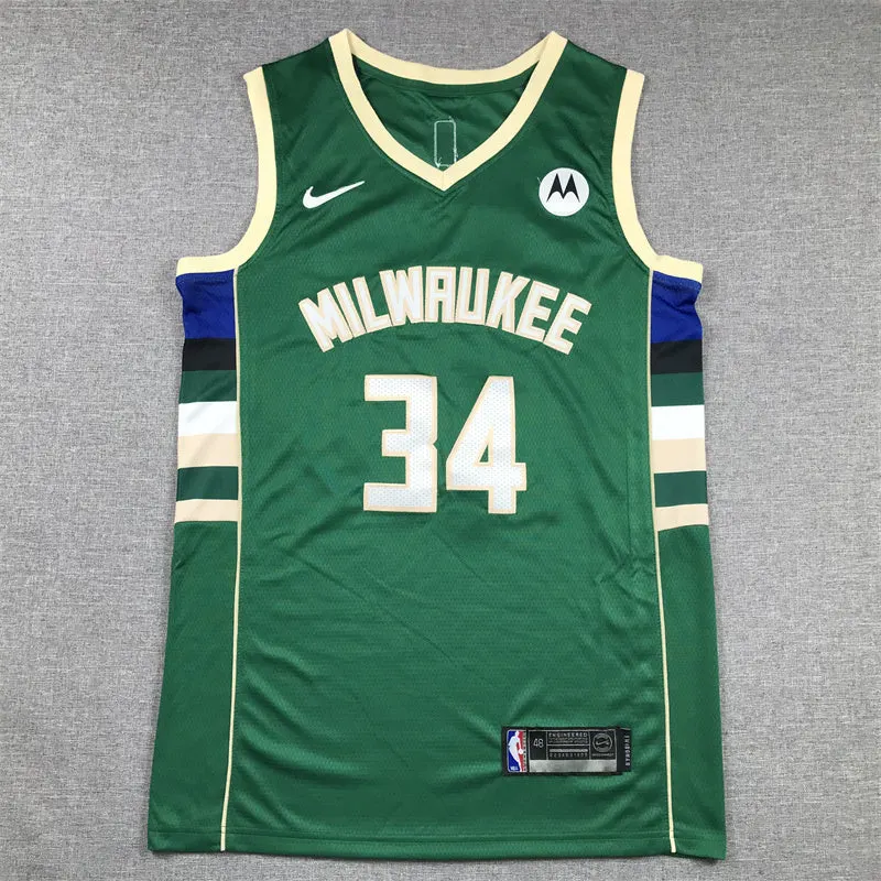 Giannis Antetokounmpo Milwaukee Basketball Jersey
