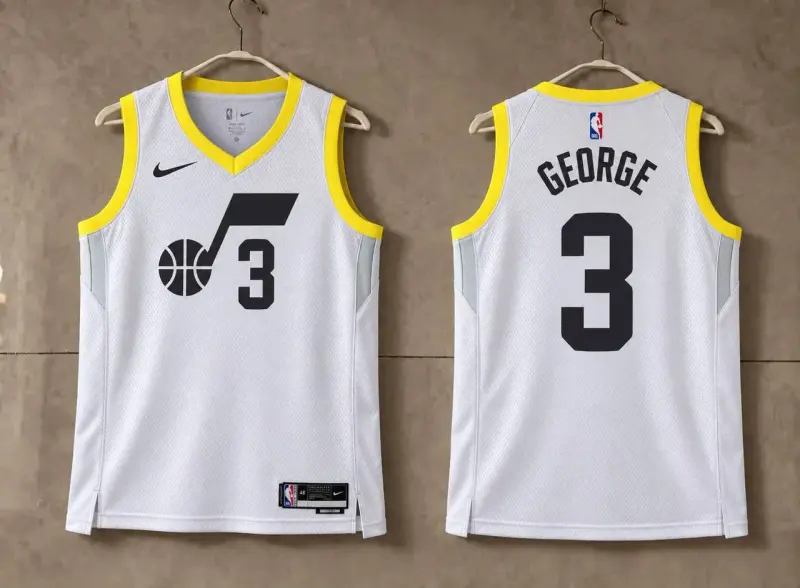 Utah Jazz Keyonte George White Jersey