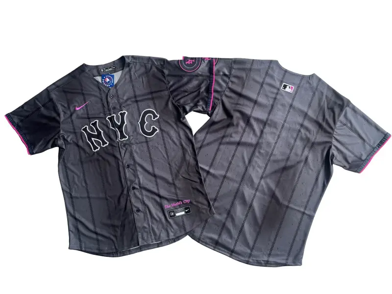 NEW YORK METS BLACK JERSEY