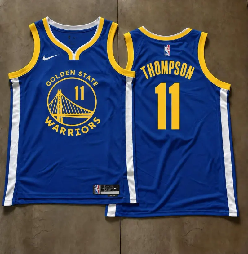 Golden State Warriors Klay Thompson Blue Jersey
