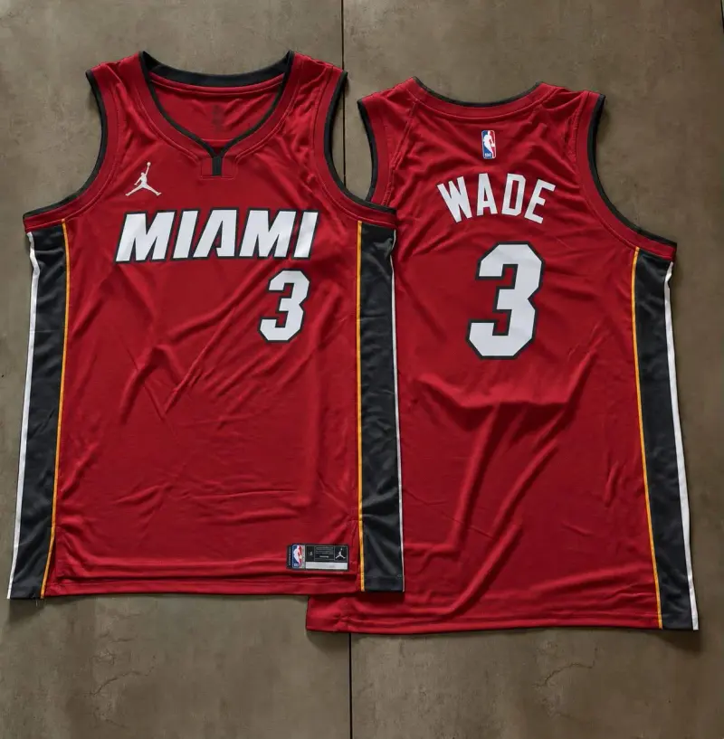 Miami Heat Dwyane Wade Red Jersey
